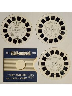 VINTAGE 1995 Flipper the Movie View Master Reels x 3